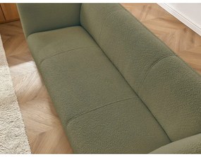 Зелен диван от прежда с примки от букле 242 cm Giorgia – Bobochic Paris