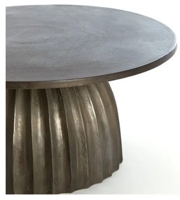 Метална кръгла странична масичка ø 70 cm Veglia – Light &amp; Living