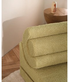 Зелен детски стол от букле Flipster – Wigiwama