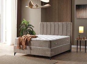 Тапицирано легло Алис (Пешън) с ракла и матрак с матрак 160/200 см