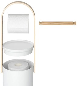 Бяла пластмасова поставка за тоалетна хартия Bellwood – Umbra