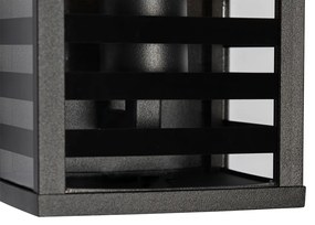 Модерна външна стенна лампа черна 26 см IP44 - Reims