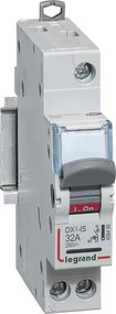 Legrand Товаров прекъсвач със светлинна индикация /шалтер/ DX3-IS 32A 1P 1 мод. - 406406