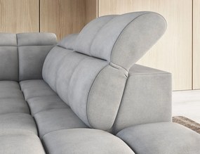 Ъглов диван Chicago-Сив-Десен