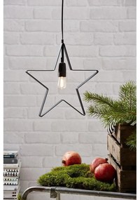 Черна светлинна декорация с коледен мотив Orbit - Star Trading