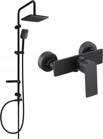 Mexen Alexa Sven Външен душ комплект с душ глава и душ батерия, черен - 71240262-70