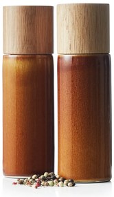 Керамичен комплект мелнички за сол и пипер 2 бр. в кехлибарен цвят Gastro Amber – Bitz