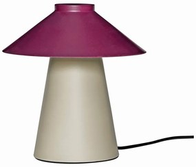 Лилава и бежова метална настолна лампа Chipper - Hübsch