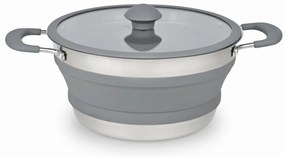 Сгъваема туристическа тенджера 3 л