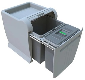 Пластмасов контейнер за сортирани отпадъци/вграден 30 л City - Elletipi