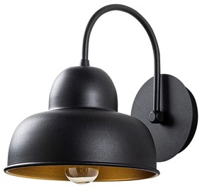 Черна стенна лампа ø 20 cm Multan – Opviq lights