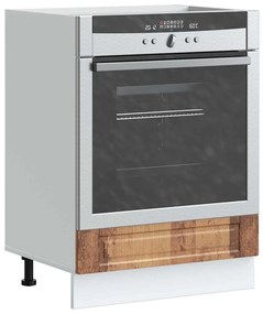 854005 vidaXL Шкаф за фурна, Porto, старо дърво, инженерно дърво