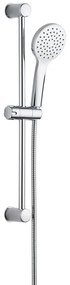 Душ комплект от неръждаема стомана в сребрист цвят с подвижен държач 60 cm No. 2 – Allstar