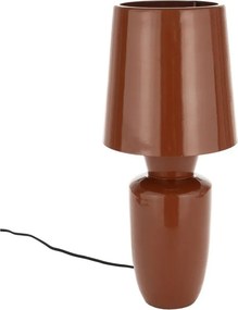 Теракотена метална настолна лампа с метален абажур (височина 42 cm) Classy – Zuiver