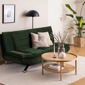 Кръгла масичка за кафе от декор от дъб в естествен цвят ø 80 cm Banbury – Actona