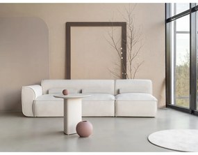 Бял модулна лежанка (ляв ъгъл) Flex Felix – Miuform