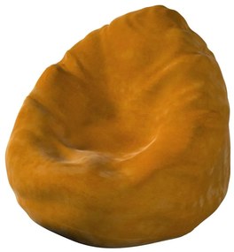 Оранжева чанта за сядане Posh Velvet - Yellow Tipi