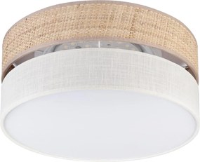 LED таванно осветително тяло SIRJA BOHO LED/20W/230V Ø 35 см бежово/кремаво