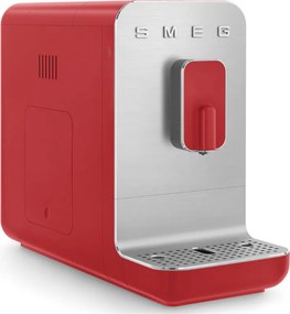 Еспресо машина SMEG Collezione BCC01RDMEU, 1350 W, 19 bar, 1.4 л, 8 функции, Вградена мелачка, Червен