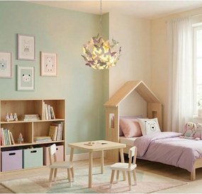 Детски полилей с пластмасов абажур ø 50 cm Butterfly – Reality
