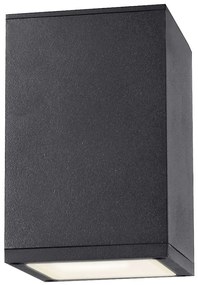 RABALUX 7820 Zombor, външна метална лампа за таван с пластмасов абажур, 10xH13cm, GU10 1xMAX 35W, антрацит, IP54 - 7820