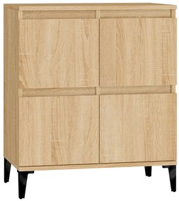 821167 vidaXL Сайдборд, дъб сонома, 60x35x70 см, инженерно дърво