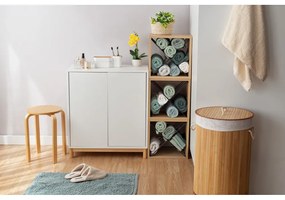 Кръгла бамбукова кошница за пране - Compactor