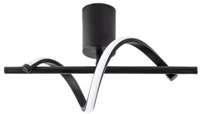 Черно LED осветително тяло за таван 7x41 cm Likma – Opviq lights