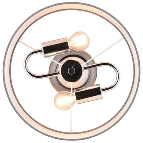 Сива лампа за таван ø 30 cm Davos - Trio