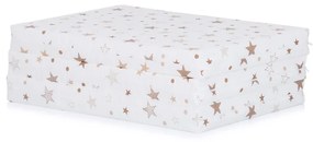 CHIPOLINO Сгъваем матрак 60/120/6 БЯЛ/ БЕЖОВИ ЗВЕЗДИ
