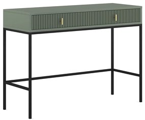 Конзолна маса SUE, зелена/черна