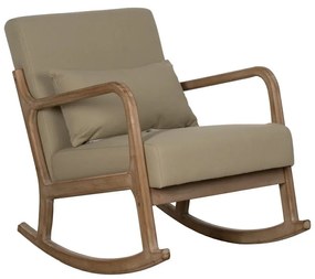 Бежово люлеещо се кресло Weave – Ixia