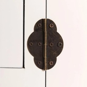 Бял висок скрин 73x90 cm Oriente – Ixia