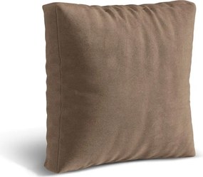 Светлокафява кадифена възглавница за модулен диван Martina – Micadoni