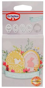Комплект от великденски перфоратор и 4 декоративни шаблона - Dr. Oetker