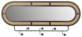 Стенно огледало със закачалка 55x120 cm Aida - White Label