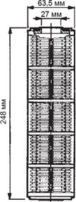 резервна мрежа 250 микрона за филтър за помпа кат. ном. 59045