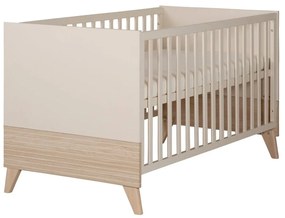 Бежово детско креватче 70x140 cm с регулируема височина Sidney – Roba