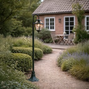 Класически външен фенер тъмнозелен 135 см IP44 - Berta