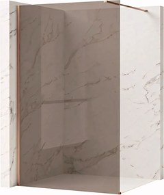 Параван за душ Rea Flexi Brown / Brush Copper 110