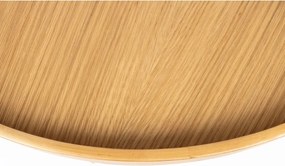 Кръгла масичка за кафе с дъбов плот в естествен цвят ø 70 cm Yuri L – White Label