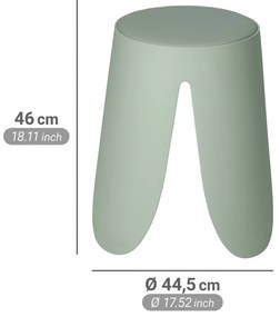 Светлозелен пластмасов стол за подреждане Comiso – Wenko