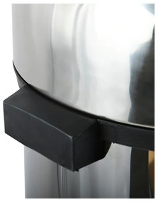 Стоманено кошче за боклук отваряне с докосване в блестящо сребрист цвят 30 l – MSV