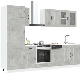 3314795 vidaXL Комплект кухненски шкафове от 8 части Kalmar, инженерно дърво