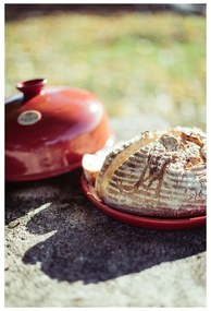 Червена керамична кръгла форма за печене на хляб , ⌀ 28,5 cm - Emile Henry