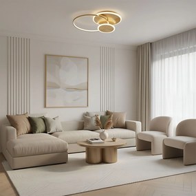 Плафон APP1711-C Brush Gold LED
