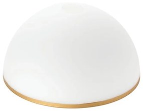 Резервно стъкло за полилей и подова лампа OLD LAMP E27 Ø 30 cm бял/златист