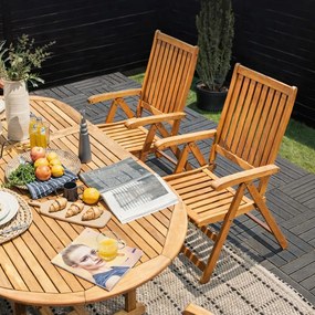 Сгъваеми градински столове VANAMO - комплект от 2