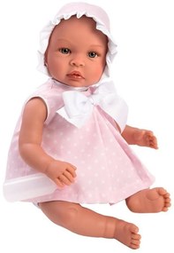 Asi - Кукла бебе Лея с розова рокля с бели звезди