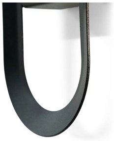 Черна стенна стоманена кука Coucou – Spinder Design